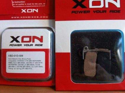 Brzdové destičky XON XBD-01D-SM Sh.XTR,XT,LX
