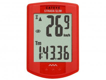 CATEYE CAT Strada Wireless - MTB červená