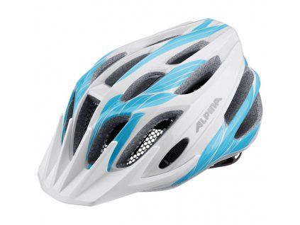 Alpina FB JR. 2.0 - White-Cyan (Velikost 50-55)