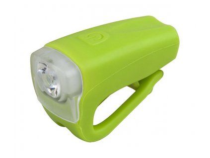 Světlo přední PRO-T Plus 3 Watt LED dioda nabíjecí přes USB kabel 378 Silicone zelená