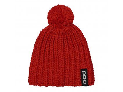 331043 poc chunky rib beanie 20 21 prismane red