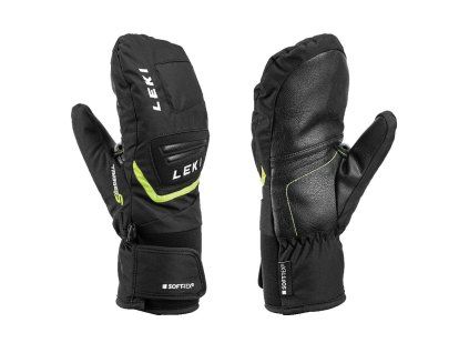 Leki Griffin S Junior Mitt 19/20 - Black-yellow (Velikost 8)