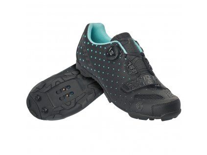 Scott Mtb Comp Boa Lady - matt black/turquoise blue (Velikost 42)
