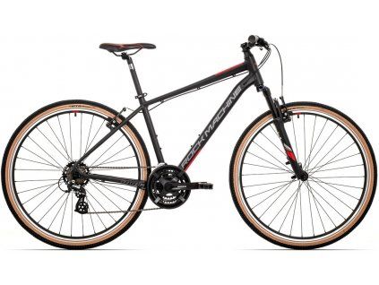 Rock Machine CROSSRIDE 100 2022 - Mat Black/Dark Grey/Brick Red (Velikost XL)