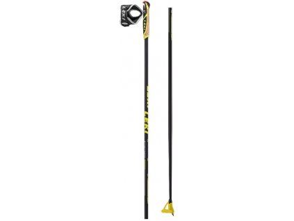 LEKI Poles PRC 850 - black-neonyellow-white (Velikost lyží 180)