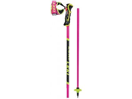 LEKI Poles Venom SL 3D - neonyellow-darkanthracite (Velikost 125)
