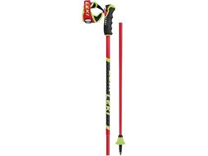 LEKI Poles Venom GS 3D - neonyellow-darkanthracite (Velikost 135)