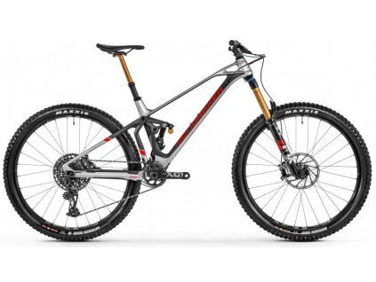 Mondraker Superfoxy Carbon RR 2021 - silver/carbon/red (Velikost XL)