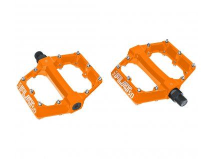 360029 pedaly mtb platforma kls flat 50 bb orange