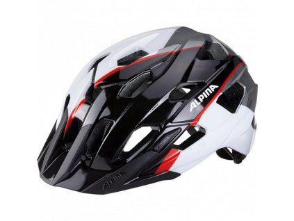 Alpina Yedon black-white-neon red (Velikost 57-62)