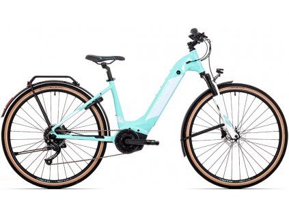 Rock Machine CrossRide INT e400 B lady touring 2022 - mentolová/bílá (Velikost M)