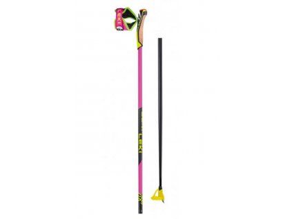 Leki Poles PRC 750 - neonpink-neonyellow-black (Velikost 170)