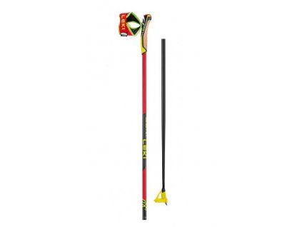 Leki Poles PRC 750 - bright red-neonyellow-black (Velikost 170)