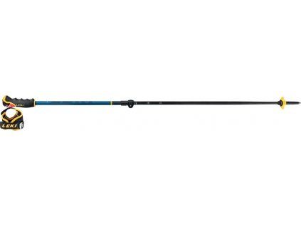 373254 leki poles spifire vario 3d denimblue aegeanblue mustardyellow 110 140