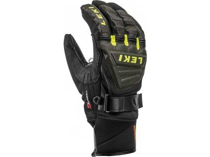 Leki Race Coach C-Tech S - black-ice lemon (Velikost 11)