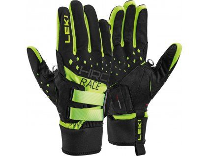 Leki HRC Race Shark - black-neon yellow (Velikost 11)