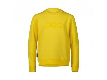 poc crew jr aventurine yellow 130 mikča žlutá