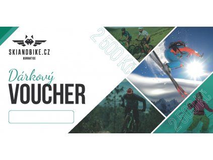 Dárkový voucher 220x110mm bikeandski 2500