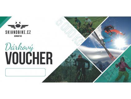 Dárkový voucher 220x110mm bikeandski 5000