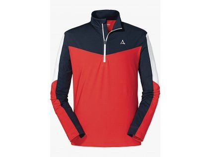 Pánská mikina Schöffel Longsleeve Fiss M - goji berry (Velikost 56)