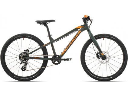 376806 rock machine blizz 24 hd 2023 matte khaki neon orange black