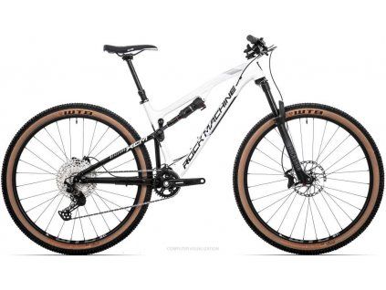 Rock Machine Blizzard XCM 70-29 2023 - gloss white/black/silver