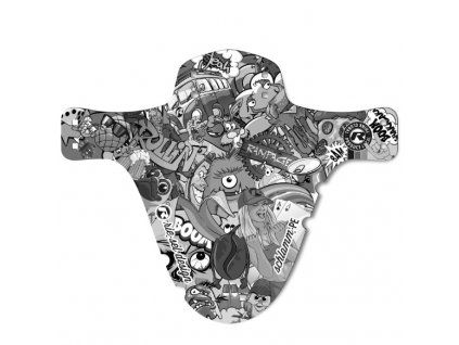 Blatník Riesel Schlamm:PE Stickerbomb Eyecatcher Ultra Black