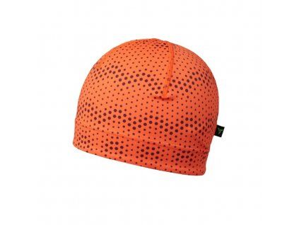 Elastická čepice Silvini Averau orange-merlot (Velikost L/XL)