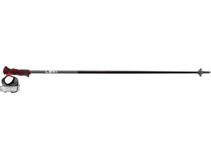 Leki Airfoil 3D - black-dark anthracite-bright red (Velikost 135)