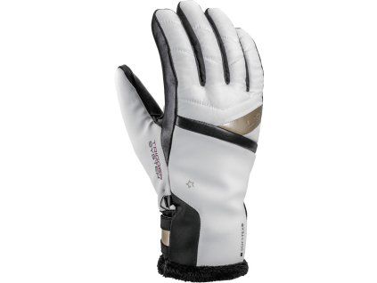 Leki Snowfox 3D Women - white-gold (Velikost 8,5)