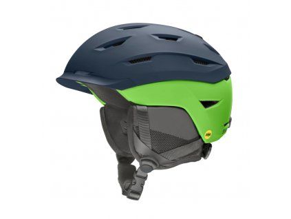 Smith LEVEL MIPS - Matte French Navy Limelight (Velikost M)