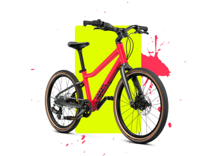 Woom Explore 4 - neon pink