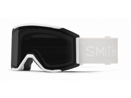 Smith SQUAD MAG - White Vapor/ChP Sun Black+ChP Storm Blue Sensor Mirror