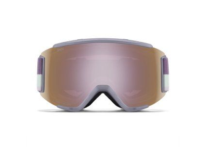 Smith SQUAD S- Lnar Fog Split/ChP Everyday Rose Gold Mirror+Clean