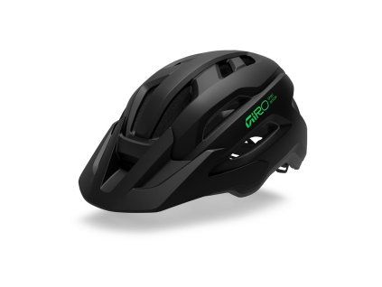 GIRO Fixture II MIPS Youth Mat Black/Vivid Green