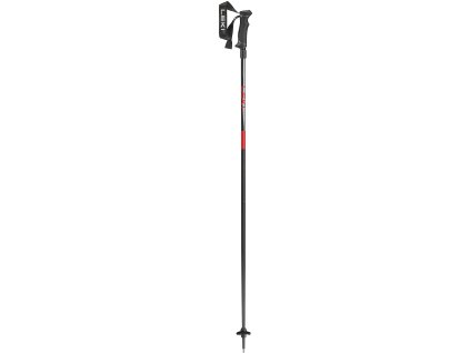Leki Hot Shot, anodized black-eloxal grau-eloxal rot (Velikost 135 cm)