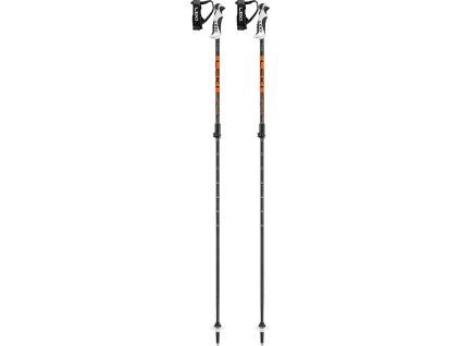 LEKI Drifter Vario S, black-dark anthracite-neonorange