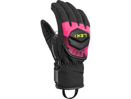 Leki WCR Core TR Junior, black-neonpink-neonyellow (Velikost 8)