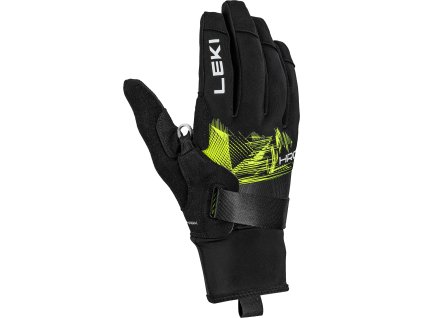 Leki HRC Race TR, black-neonyellow-white (Velikost 11)