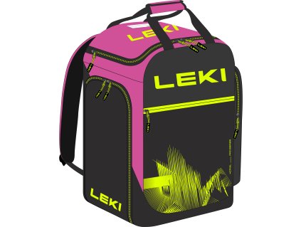 394504 leki skiboot bag wcr 60l neonpink black neonyellow 50 x 40 x 30 cm