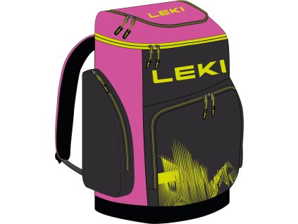 394510 leki skiboot bag wcr 85l neonpink black neonyellow 60 x 40 x 35 cm