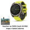 Garmin Fenix 8 51mm Solar, Titan Sapphire Graphite Amp Yellow