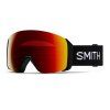 Smith 4D MAG XL - Black/ChP Sun Red Mirror+ChP Storm Yellow Flash