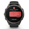Garmin fenix 9 43 mm AMOLED inReach Carbon Gray DLC Black/Pebble