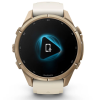 Garmin fenix 9 43 mm AMOLED inReach Gold Cream/Fog Gray