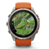 Germin fenix 9 Pro 51 mm AMOLED inReach Titanium Autumn Orange/Spark